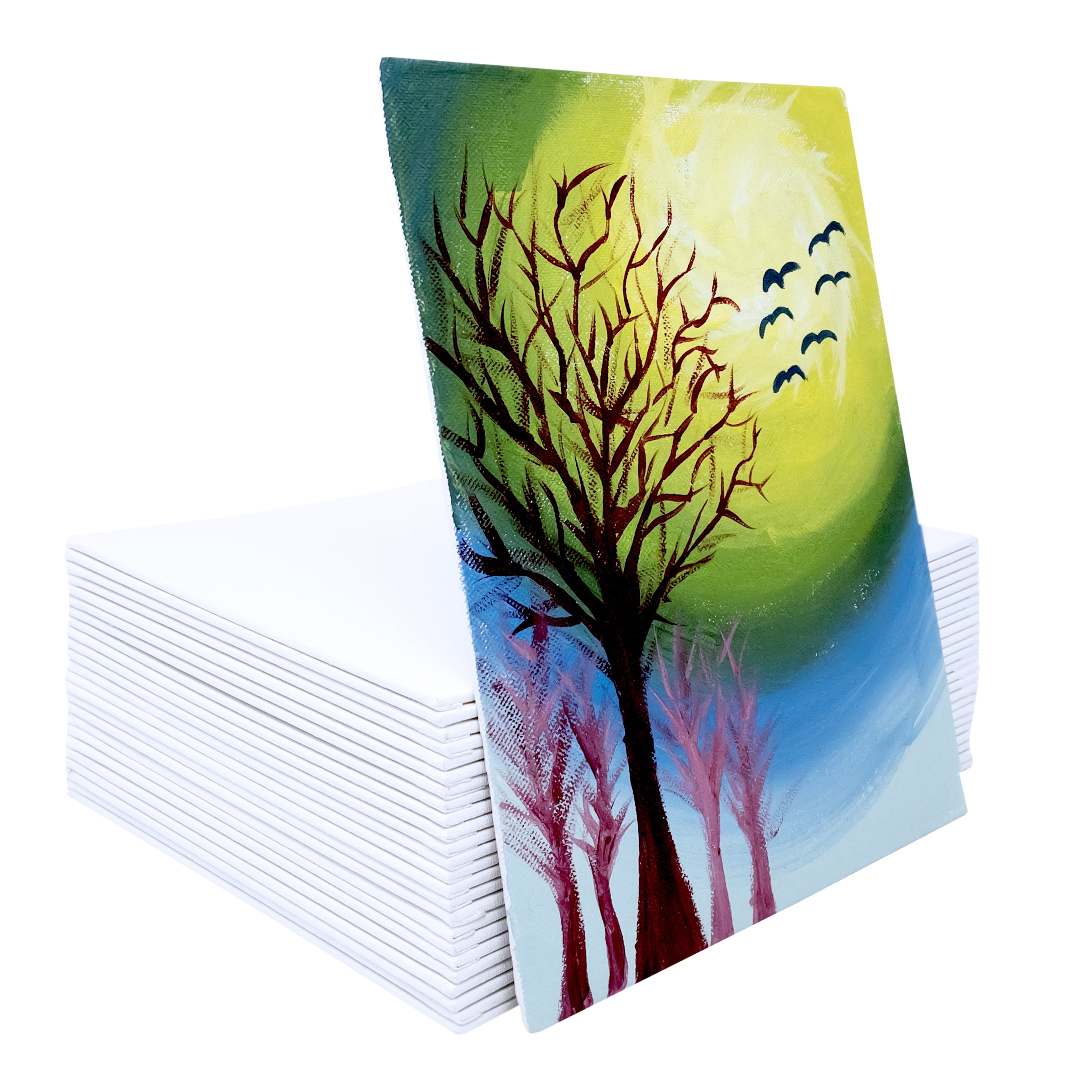 milo Canvas Panel Boards for Painting | 11x14 inches | 24 Pack
