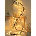 thumbnail image 3 of EIMELI 72LEDs Willow Vine String Lights 8 Lighting Modes Vine Lights DIY Decorative Tree Branch Lights with Remote Control 2.5M Warm White, 3 of 9