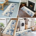 thumbnail image 5 of Runner Rug 2 x 6 Ft, Blue Coastal Starfish Washable Non-Slip Floor Mat for Kitchen Hallway/Entryway, Beach Nautical Shell Eucalyptus Retro Long Kitchen Runner Area Rugs for Living Room, Low-Profile, 5 of 8