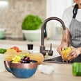 thumbnail image 4 of USUERY Berry Washing Bowl with Drain Holes 3D Printed 360 Cleaning Colander Automatic Quick Kitchen Rinse Washer for Berries Vegetables, 4 of 5