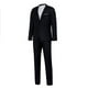 XZNGL Mens Fashion Suit Jacket + Suit Pants Two-piece Suit - image 2 of 9