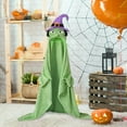 thumbnail image 6 of Hooded Blanket for Adult, Hooded Halloween Pumpkin Throw Blanket, Wearable Blanket Halloween Poncho Sweatshirt, Hooded Blanket Throw Cloak, 6 of 8