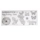 thumbnail image 1 of 2 uds sello transparente sello de goma transparente DIY diario flor mariposa patrón artesanía T1659, 1 of 5