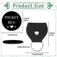 thumbnail image 2 of Stainless Steel 1 set 1 Set A Little Pocket Hug Token Heart Pattern Long Distance Relationship Keepsake, 2 of 8