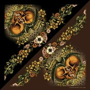 Domestic Bandanna, 22" x 22"