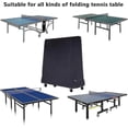 thumbnail image 4 of Table Tennis Table Cover Waterproof Cover For Ping Pong Table 165 X 70 X 185 Cm Black, 4 of 5