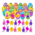 thumbnail image 3 of 24 huevos de Pascua rellenos de animales con pinchos, coloridos y decorativos, para rellenar cestas de Pascua, recuerdo de fiesta para niños, niñas y, 3 of 8