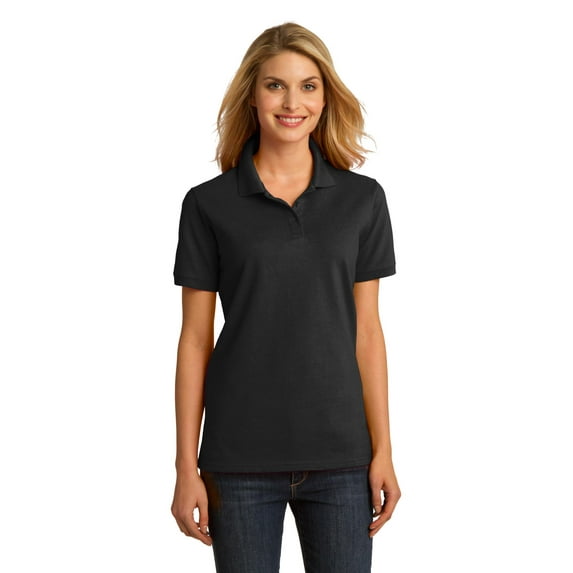 Port & Company Ladies Ring Spun Pique Polo