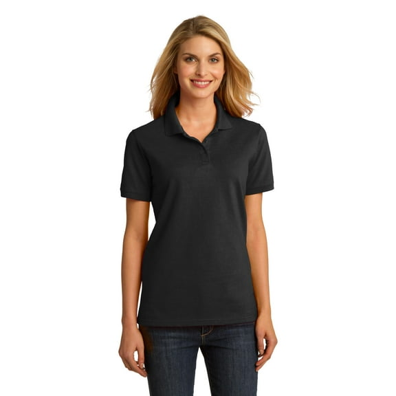 Port & Company Ladies Ring Spun Pique Polo
