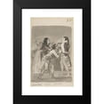 thumbnail image 2 of Francisco de Goya 11x14 Black Modern Framed Museum Art Print Titled - ‘Humility Versus Pride’ a Young Man Imploring an Older Man with Other Figures in Front of Them (1796-1798), 2 of 5