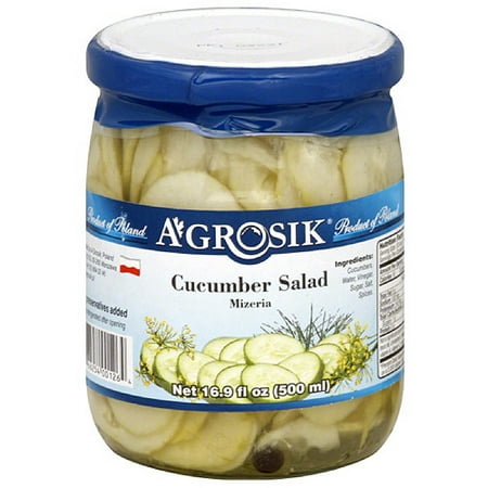 A-GROSIK Cucumber Salad, 16.9 fl oz, (Pack of 6)
