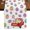 Thistle, variant on Table Runners 36 Inches Long Dress Scarves, Easter Eggs Farmhouse Kitchen Table Runner, Short Coffee Tablerunners, Spring Watercolor Bunny Daisy Truck on Linen 13x36 Inch