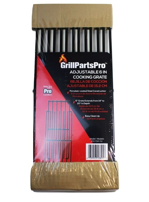 GrillPartsPro Brinkmann BBQ Grill Adjustable 6" Cooking Grate 812-7241-S2