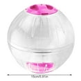 thumbnail image 2 of Balle d'Exercice Jouets Animaux Jouets Roulants Plastique Perforé Jogging Jogging Course Course Accessoires, Rose, 2 of 8