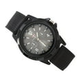 thumbnail image 2 of 2 Pcs Montre Quartz Décontractée avec Bracelet Réglable en Nylon Doux Sport Homme Montre Mode Homme Maoww, 2 of 8