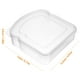 thumbnail image 3 of Contenedor de sándwich transparente con forma de tostada, caja de almacenamiento para preparación de comidas y refrigerios, 3 of 5