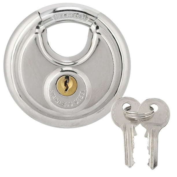 FAGINEY Stainless Steel Round shape Padlock Key for Outdoor Warehouse