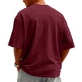 thumbnail image 5 of YOUYEDIAN T Shirts for Man Casual Versatile Short Sleeve Crewneck Shirt Fashion Loose Tops, 5 of 5