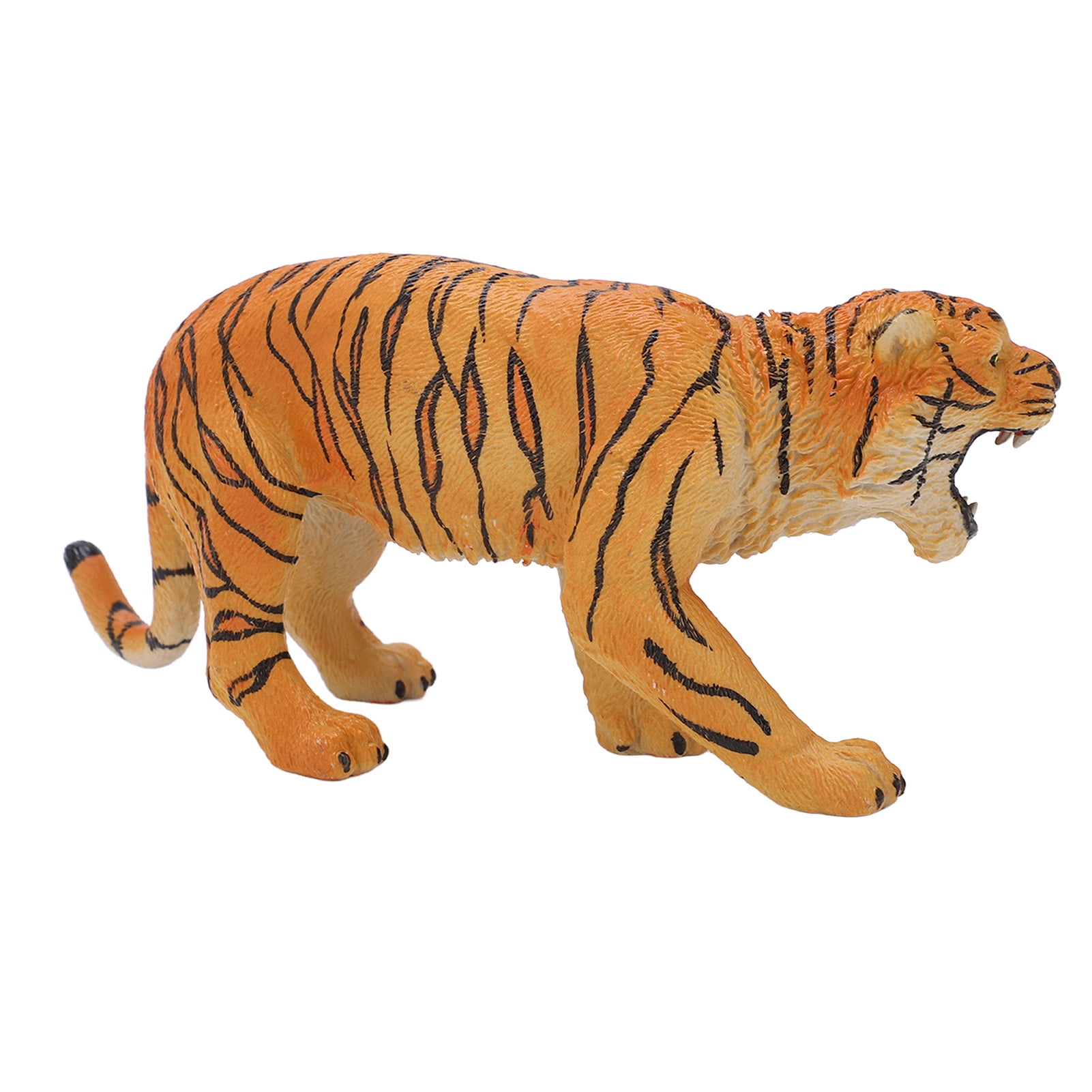 Tiger Figurine, Gift Wildlife Plastic Toy Tiger For Decoration