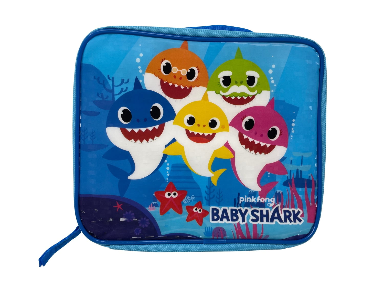 Personalised Girls Baby Shark School Lunch Bag Insulated Childrens Lunchbox
