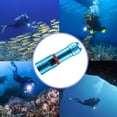 thumbnail image 3 of Soidarity Linterna de buceo Lámpara subacuática recargable a prueba de agua Lámpara de linterna para deportes al aire libre Camping Senderismo Estufas de camping anillo rojo azul Soidarity OD029552-04, 3 of 6