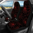 thumbnail image 3 of Qpednta Hippie Flowers Automobile Seat Cover Sets 4 Pcs, Front Seat Protector Carseat Rear Split Bench Cover Comfortable Universal for Car Truck SUV Easy to Install, 3 of 7