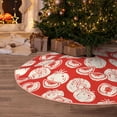 thumbnail image 5 of Rateoe Tomatoes Pattern Christmas Tree Skirt with Ties , Christmas Tree Decorations, Farmhouse Christmas Decor Xmas Holiday Decorations-36", 5 of 6