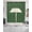 Green, variant on Dark Brown Swag Kitchen Curtains Sets for Windows 24 Inch Length, Vintage Country Monochrome Chocolate Color Short Window Curtain Panels Swags Valances and Tiers 3 Piece Set for Cafe/Dining Room