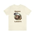 thumbnail image 2 of Space Lasers Chimp Designiuos Funny Smoking Unisex Jersey Short Sleeve Tee, 2 of 10