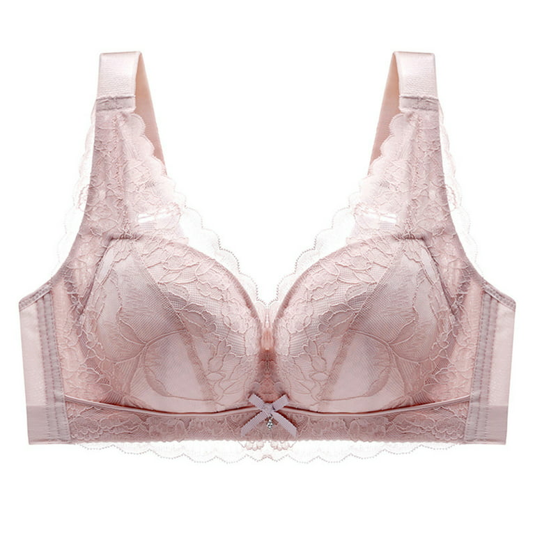 gvdentm Bras,Women's 18 Hour Silky Soft Smoothing Wireless Bra Hot Pink,42  