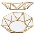 thumbnail image 1 of Ymiko Glass Storage Tray Flower Planting Tray Dessert Plate Glass+Copper 288g, 1 of 8