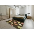 thumbnail image 5 of Ahgly Company Machine Washable Indoor Square Transitional Bronze Brown Area Rugs, 4' Square, 5 of 7