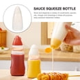 thumbnail image 2 of Set of 2 Plastic Squeeze Bottle Condiment Kitchen Squeezing Bottles Maple Syrup Dispenser Water, 2 of 8