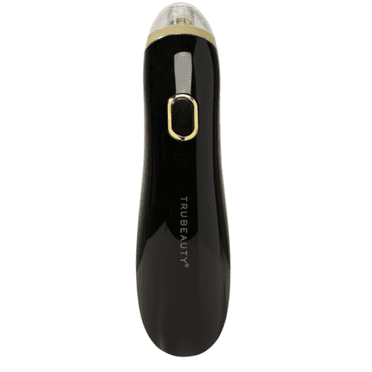 Trubeauty - Microderm Rechargeable Blemish System Reduce Pores Extractor Tools 5-Head - Black 1-Pack