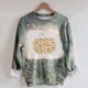 thumbnail image 2 of Camiseta suelta estampada a la moda para mujer, blusa de manga larga, cuello redondo, camisetas informales Pompotops FGAJ8996, 2 of 6