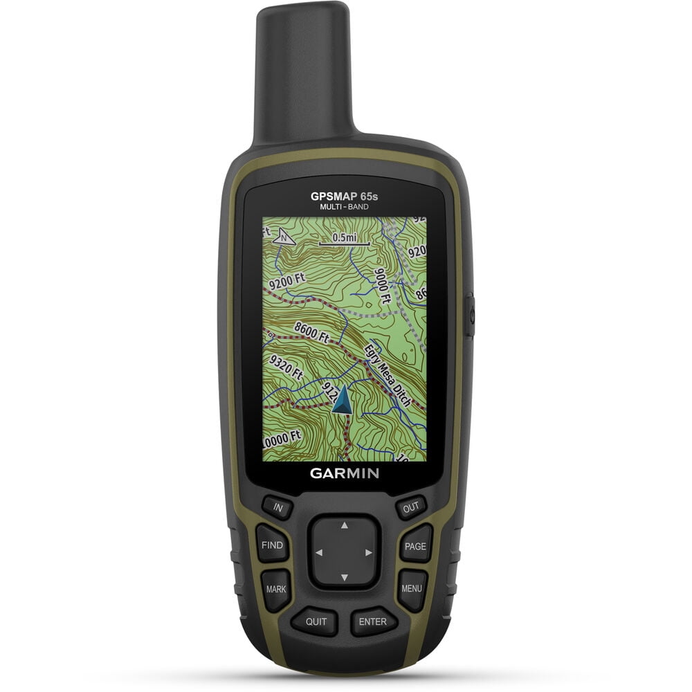Garmin GPSMAP 65s, MultiBand/MultiGNSS Handheld with Sensors