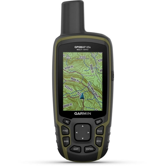 Garmin GPSMAP 65S, Multi-Bande/multi-Gnss Portable avec Capteurs