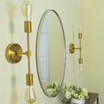 thumbnail image 2 of TEHOME Javell Oval Metal Wall Mirror 30" x 20" - Chrome, 2 of 5