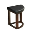 thumbnail image 5 of Roundhill Furniture Cylina Solid Wood Glass Top Round Dining Table with 4 Chairs, 5 of 7