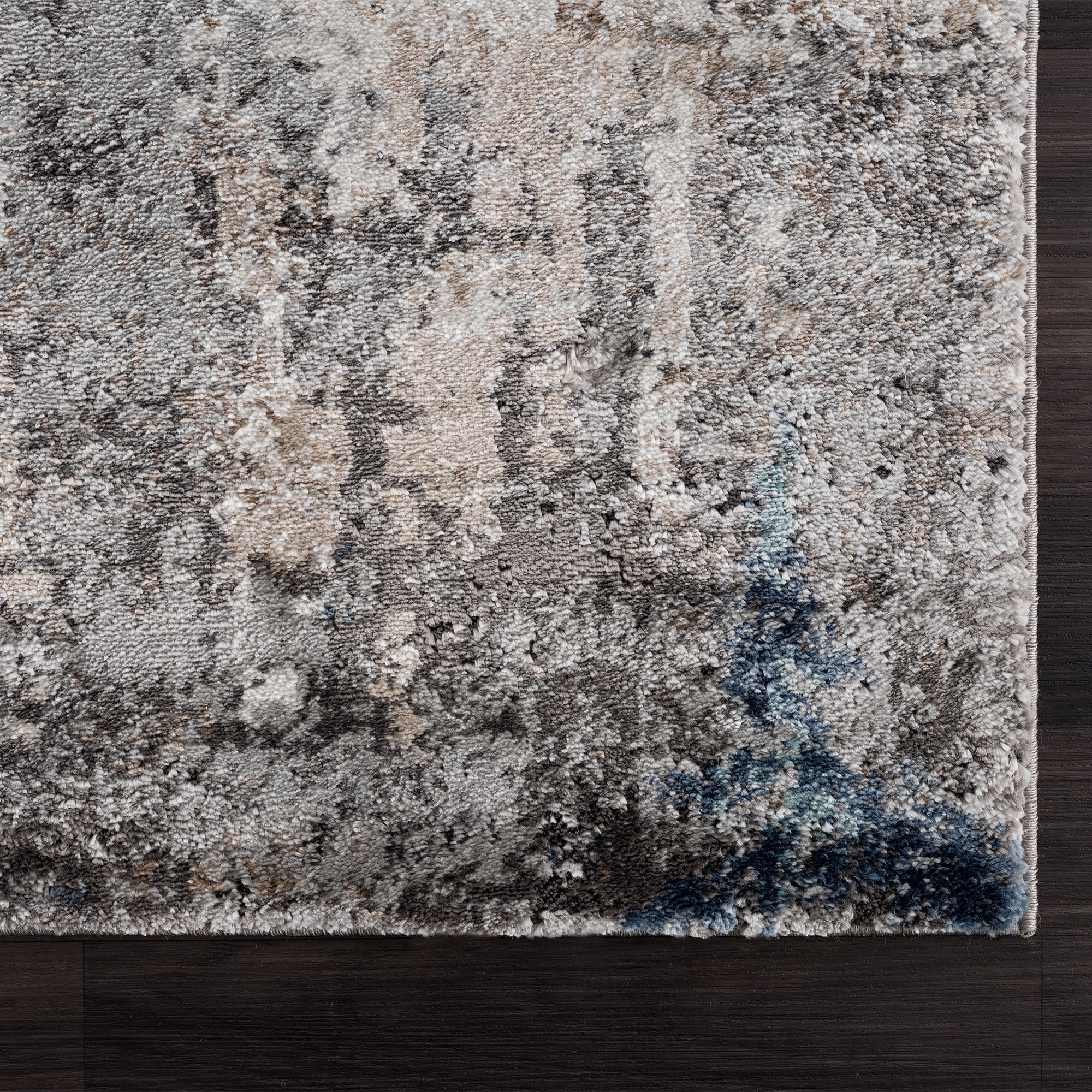 United Weavers Edinson Kendy Modern Abstract Accent Rug, Blue, 1'10" x 3'