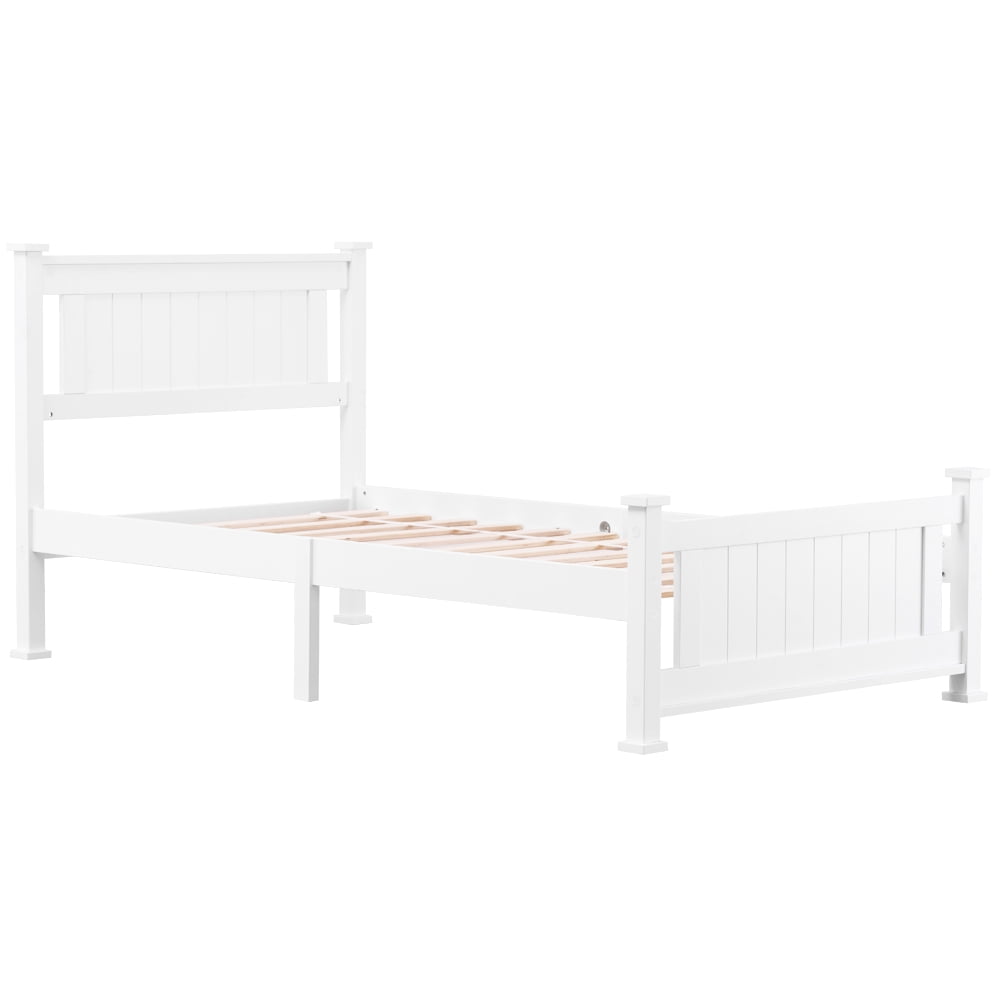 PWB005 Cap Vertical Bed White Twin