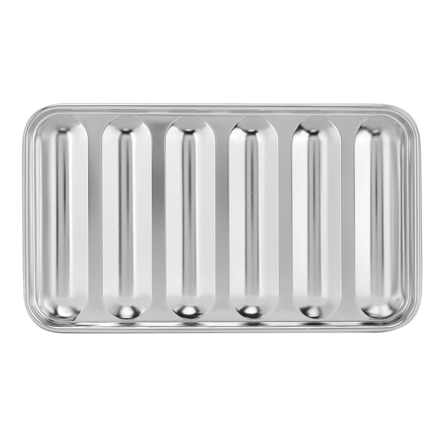 Molde para salchichas Jadeshay de acero inoxidable 304 para hornear y hot dogs