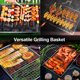 thumbnail image 4 of Advancent Cesta para asar a la barbacoa Mango de metal BBQGrill Red Plegable Cocina portátil Estufas de camping, 4 of 6