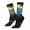 3 Black, variant on Colorful Flower Bird Print Adult Socks for Men & Women,Calf Socks, Ankle Socks,Boots Socks,Breathable Casual Sock,Unisex Crew Socks