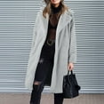 Jackets for Women Coats for Women Plush Solid Color Long Style Loose