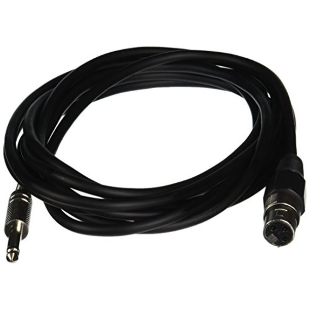 C2g (Câbles à Emporter) Câbles Pro-audio - 3 Broches Xlr - Femelle - 6.3mm Mono - Mâle - 12 Pieds - Noir - S