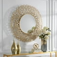 thumbnail image 5 of Uttermost Swirl Round Gold Mirror, 5 of 7