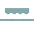 thumbnail image 2 of Teacher Created Resources Calming Blue Scalloped Border Trim, 35 Feet Per Pack, 6 Packs, 2 of 2