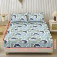 thumbnail image 2 of Jeiento Fish Camo Pattern Bedding Set, 2 Soft Pillow Covers & 1 Deep Pocket Elastic Fitted Sheet, Breathable Comfortable Bed Cover Set for Bedroom Guest Room Boys, Full Size, 2 of 7
