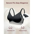 thumbnail image 3 of Sujetador de lactancia Momcozy Seamless Ultra Comfort Maternity Black, 3 of 7